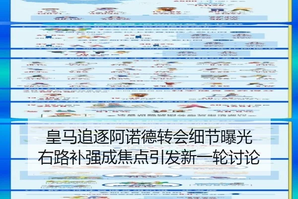 皇马追逐阿诺德转会细节曝光 右路补强成焦点引发新一轮讨论